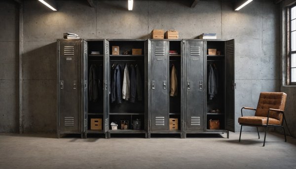 Équipez votre espace avec un casier métal industriel stylé