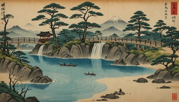 Plongée dans l'univers du tableau japonais : styles et histoires