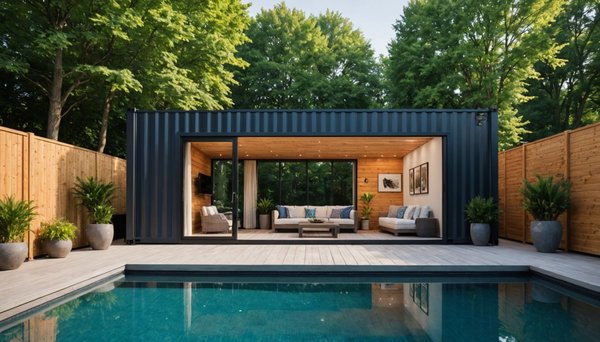 Container pool house : aménager un espace extérieur agréable