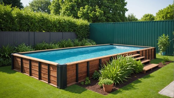Piscine en container : transformez votre jardin en oasis en un clin d'œil